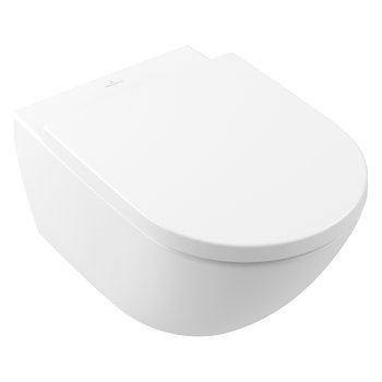 Capac WC Villeroy & Boch Subway 3.0, Soft Close, Quick Release, duroplast, stone white mat